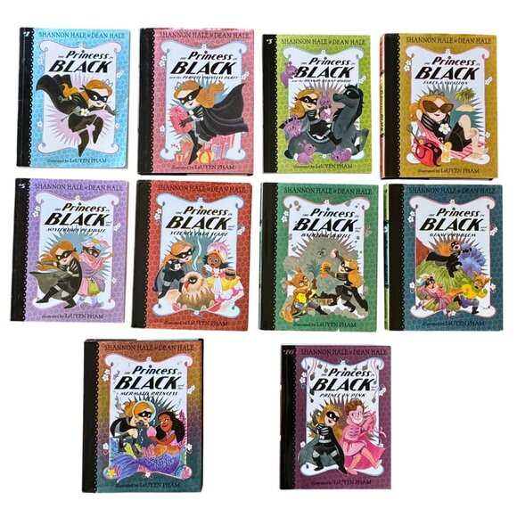 THE PRINCESS IN BLACK Book Set 1-10 Shannon Hale Dean Hale Hardcover Books - Picture 1 of 4